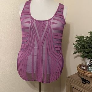 Tank with Sheer Cutout Detail
